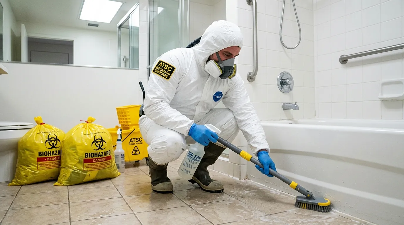 Decontamination equipment deployed for Blood Cleanup in North Miami Beach